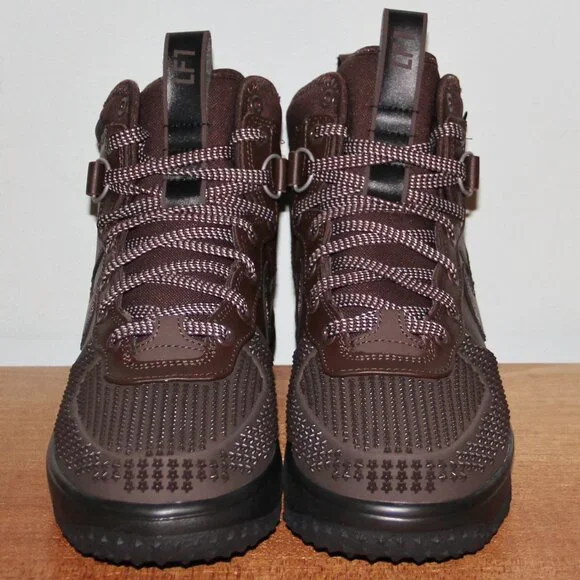 Nike Lunar Force 1 Duckboot Boots Mens 7 Womens 8.5 Baroque Brown